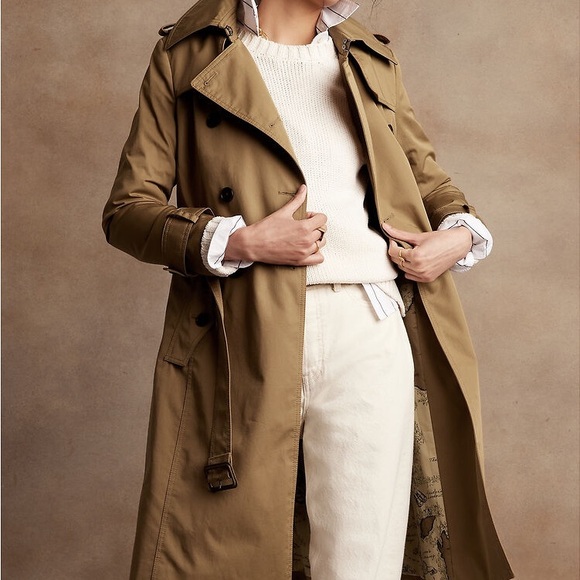 Banana Republic Essential Trench Coat - Picture 2 of 5